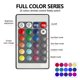 thumbnail image 5 of E27 RGB+W Lámpara de bombilla Función de memoria Voltaje completo Alto brillo Ahorro de en Irfora 15W de potencia, 5 of 7