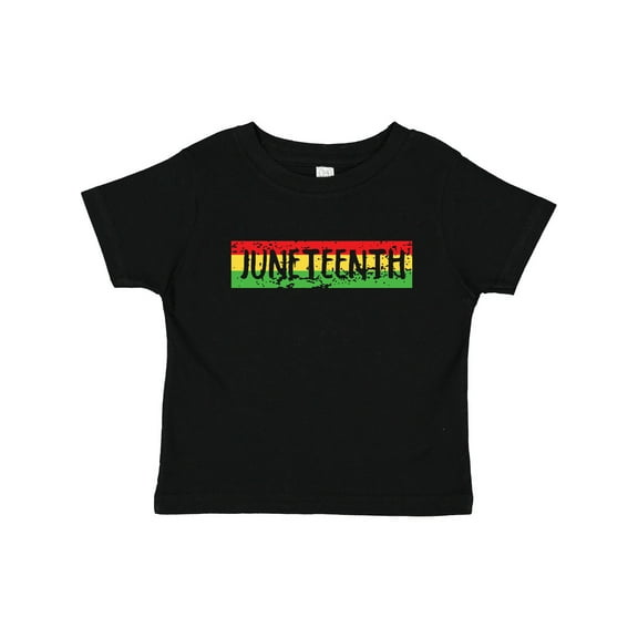 Inktastic Juneteenth Banner in Red Yellow and Green Boys or Girls Baby T-Shirt