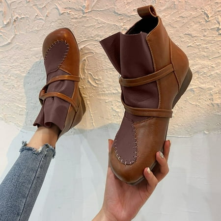 

New Years Eve Outfit Womens Boots Shoes Winter Snow Boots For Womenshoes Heels Short Retro High Zipper Fashion Breathable Women S Boots Women S Boots Gifts For Women Her Birthday G