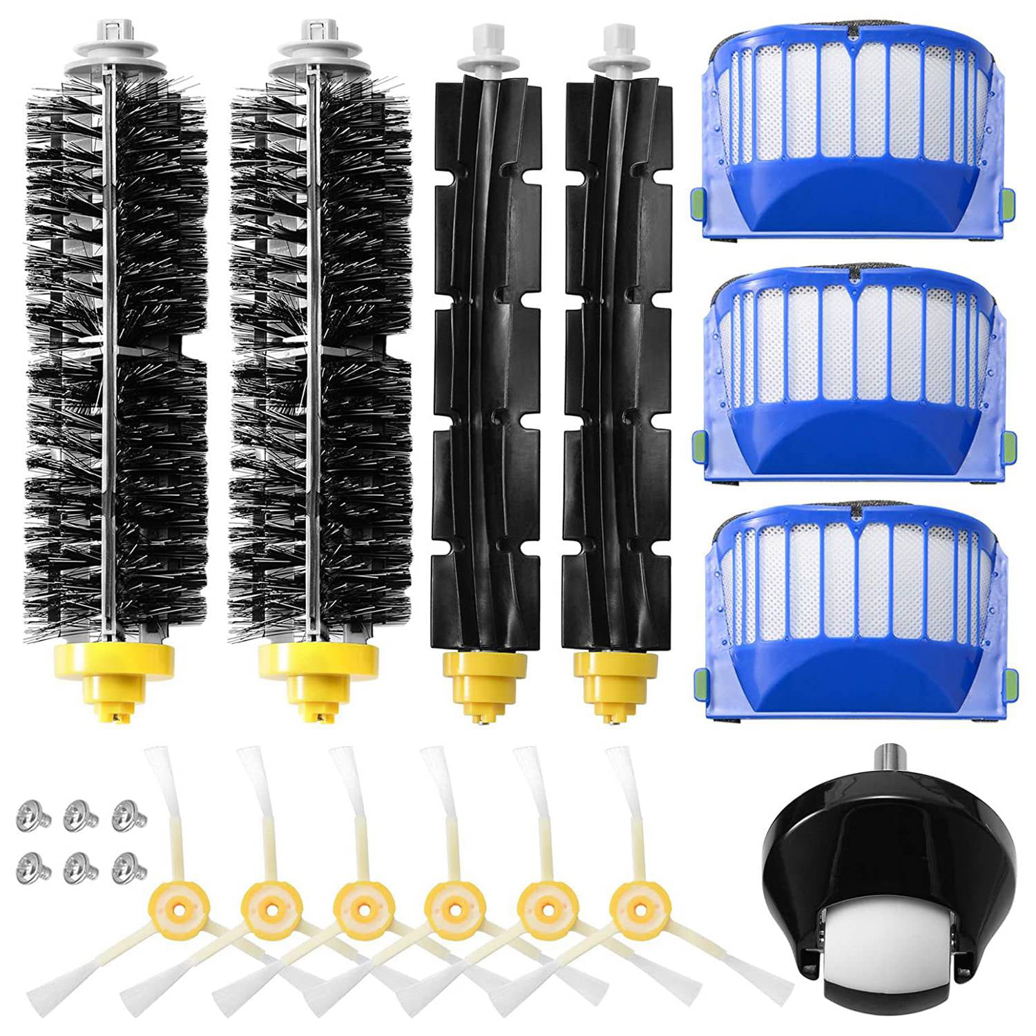 Kit Filter Side Brush For IRobot Roomba 600 605 610 615 616 Engines Accessory 