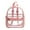 Pink, variant on LSLJS Clear Backpack for School, Transparent Bookbag PVC Large Capacity Transparent Backpack School Bag Beach Bag for College Work Travel Festival