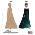 thumbnail image 2 of Lifesize Anna - Dark Green Gown (Frozen 2 Epilogue) Cardboard Cutout Standup, 2 of 3