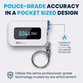 thumbnail image 2 of BACtrack C6 Keychain Breathalyzer | Professional-Grade Accuracy | Optional Wireless Smartphone Connectivity | Compatible with iPhone, Google & Samsung Android Devices | Apple HealthKit Integration, 2 of 7
