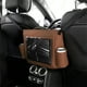 thumbnail image 1 of Organizador universal para asientos de coche con bolsillo transparente para tablet, bolsa de cuero para guardar teléfonos, aperitivos, bebidas y juguetes, 38 x 26 x 14 cm, 1 of 7