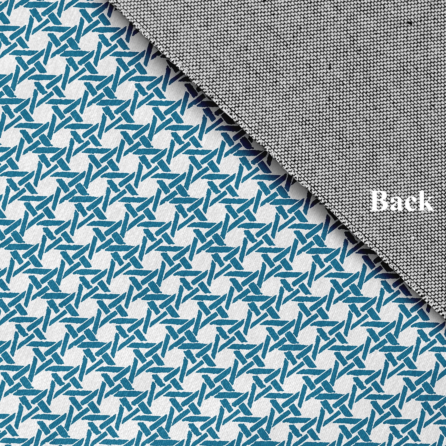 Simply Daisy 3' x 5' Unreal Teal Rattan Geometric Rug