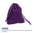 thumbnail image 4 of Velvet Drawstring Bags 4.72x5.91 Inch Gift Bags Jewelry Pouches Purple 25Pcs, 4 of 6
