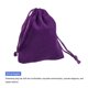 thumbnail image 4 of Bolsas de Terciopelo con Cierre de Cuerda 3.94x4.72 Pulgadas Bolsas de Regalo Fundas para Joyería Púrpura 10 Pcs, 4 of 6