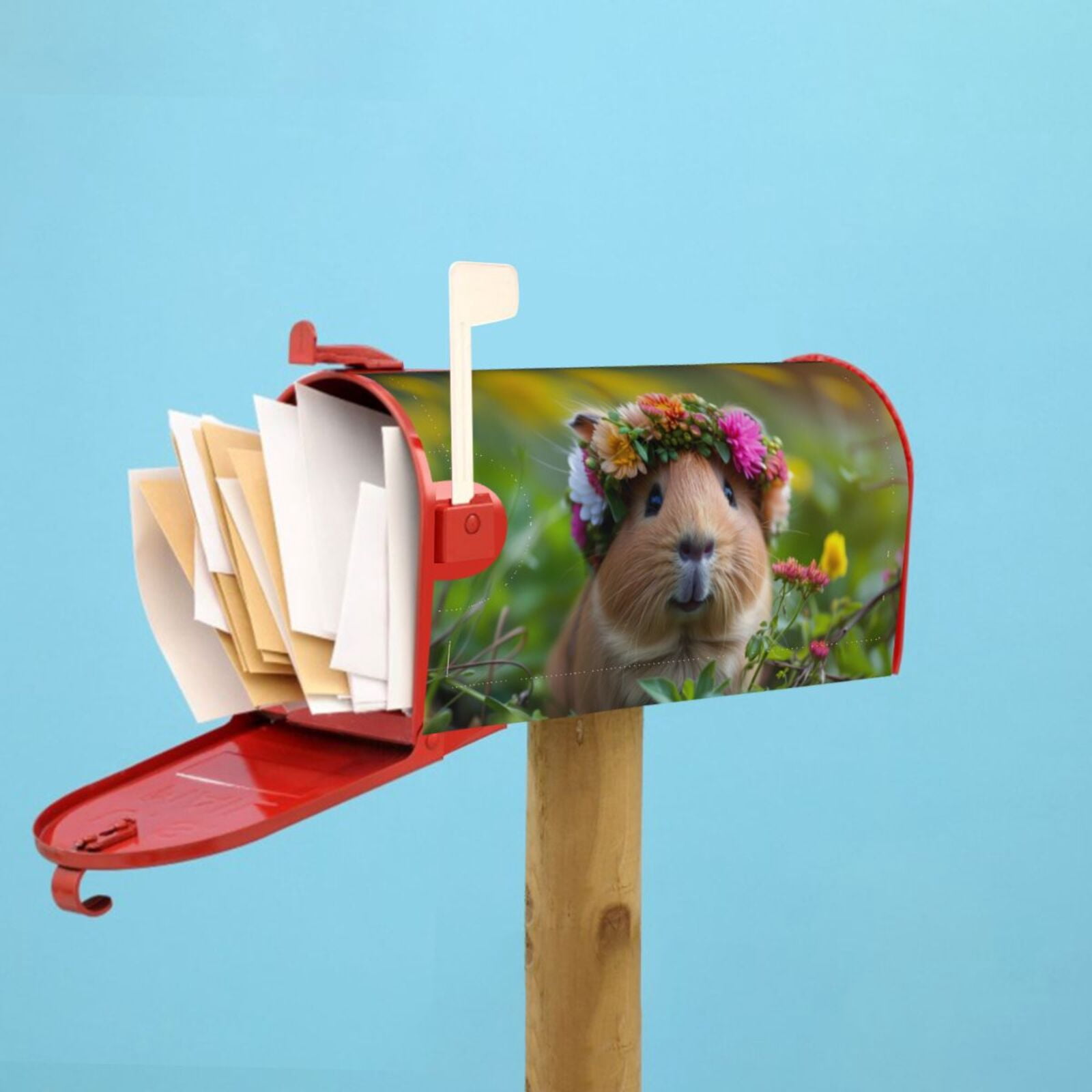 Kdxio Magnetic Mailbox Cover 21x18 in Mailbox Cover Outdoor Decoration Holiday Mailbox Covers for Home Garden Yard-21x18 in