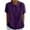 Purple, variant on Summer Blouses for Women Solid Color Linen Cotton Loose Collared Peter Pan Collar Cute Casual Everyday Shirts