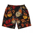 thumbnail image 5 of Bathing Suit Color Butterfly Board Shorts Summer Animal Print Classic Board Short Pants Man Design Sports Breathable Swim Trunks, 5 of 5