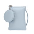thumbnail image 1 of Hukapapa Bolso retro para teléfono móvil mini bolso de hombro para mujer de modaazul, 1 of 5