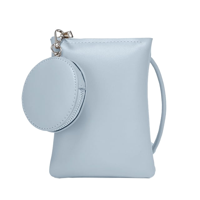 Hukapapa Bolso retro para teléfono móvil mini bolso de hombro para mujer de modaazul
