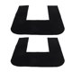 thumbnail image 1 of HOOWIFFY 2Ud Tapete Para U Forma Absorbente Lavable Con Protección Antideslizante Para De Inodoro Negro, 1 of 8