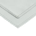 thumbnail image 3 of REGALWOVEN Satin Napkins Set of 6 Cloth Napkins for Dinner Table Light Grey 20"x20", 3 of 6
