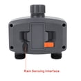 thumbnail image 3 of 2 Zone Sprinkler Timer, Programmable 2 Outlet Hose Watering Timer ABS Manual Watering Waterproof Digital Rain Sensor  for Yard, 3 of 7