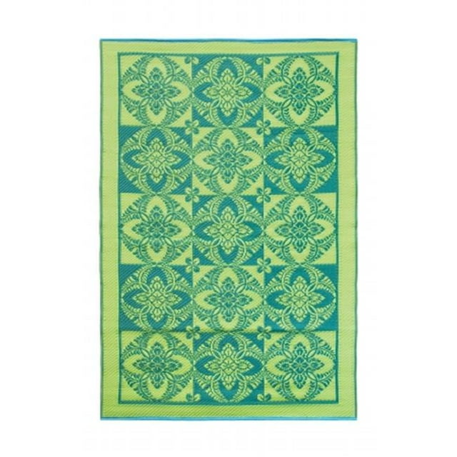 Achla K-141 Primrose 4 x 6 Floor Mat Green Apple