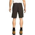 thumbnail image 3 of FULL BLUE Cell Phone Pocket Canvas Shorts, Performance Stretch, Regular Fit, Grey, Size 44, 3 of 6