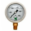 Zenport LPG1000-10PK Liquid Filled Pressure Gauge 0-1000 Psi- Box of 10