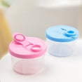 thumbnail image 5 of Milk Powder Dispensers,Formula Dispenser On The Go, Non-Spill Rotating Three-Compartment Formula Container to Go, Milk Powder Snack Container for Travel, Yellow, 5 of 5