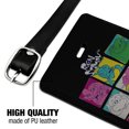 thumbnail image 3 of Ren and Stimpy Warhol Grid Front Rectangle Leather Luggage Card Carry-On ID Tag, 3 of 5
