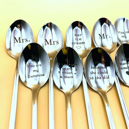 

Travelwant Coffee Spoon Perfect Gifts Funny Cute Coffee Spoon Engraved for Coffee Lover Gift on Mother s Day/Birthday/Christmas