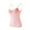 Pink, variant on Bmisegm Ladies Summer Leisure Soft Adjustable Shoulder Strap Chest Pad Sling Vest Anorak Jacket Women White L
