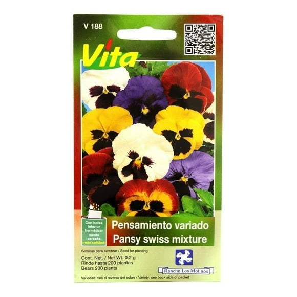 Semillas Vita Pensamiento Variado 0.2 gr