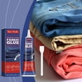 thumbnail image 1 of Pegamento permanente para tela, pegamento para parches, pegamento transparente para ropa, pegamento permanente lavable para cuero, para todo tipo de telas, 50 ml, decoraciones navideñas para el, 1 of 8