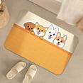 thumbnail image 6 of RFUGUG Bath Rugs, Non Slip Quick Dry Super Absorbent Rubber Backing Bathroom Rugs, Soft and Comfortable Diatomaceous Floor Mats, Cute Dogs, 16x24 in, 6 of 9