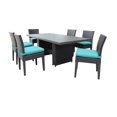 thumbnail image 1 of Table de Salle à Manger Rectangulaire avec 6 Chaises Sans Bras, 1 of 2