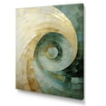 thumbnail image 2 of Designart "Serene Beige Pottery Spirals" Abstract Spirals Canvas Wall Art, 2 of 7