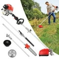 thumbnail image 2 of Floseru 52cc 2-Cycle Gas Weed Eater Gas Powe, 5-in-1 Gas Weed Wacker, Brush Cutter Gas Trimmer for Grass and Weed, Hedge Trimmer Gas String Trimmer, Edger, Pole Saw & Pruner, 2 of 11