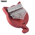 thumbnail image 4 of TREELF TF-17CAT 17 Clés Kalimba Bois Massif Pouce Piano Doigt, 4 of 7