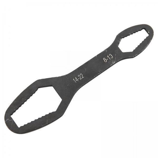 4x Llave Universal, Tuercas de Tornillo, Llave Ajustable de Doble Cabeza, Duradera, Resistente, Autoajustable, Accesorio de Herramienta Automática Par 4 piezas