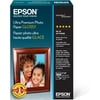 Epson Ultra Premium Glossy Photo Paper, 100 Sheets, 6.2" x 4"x 1.4". White