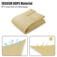 thumbnail image 4 of Yescom 20 Ft 97% UV Block Triangle Sun Shade Sail Canopy Outdoor Patio Pool Cover Net, 4 of 11