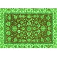 thumbnail image 1 of Ahgly Company Indoor Rectangle Oriental Green Traditional Area Rugs, 5' x 8', 1 of 4