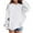 White, variant on SonxaHe Toddler Girls Hooded Sweatshirt Letter Print Long Sleeve Hoodies Kids Oversized Streetwear Sweatshirt Black,Sized 4-5