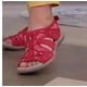 thumbnail image 4 of Sandalias de cuña romana europeas y americanas con punta redonda, sandalias retro de talla grande para playa, sandalias de color sólido para mujer, 4 of 5