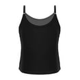 thumbnail image 2 of Haitryli Kids Girls Sparkle Sequins Dance Tops Camisole Shirt Tank Top Jazz Modern Dance Costume Black 12, 2 of 7