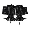 thumbnail image 1 of Calentadores de piernas de invierno para andar en bicicleta, andar en bicicleta y patinar: protectores de rodillas de cuero sintético resistentes al viento para motocicletas, 1 of 8