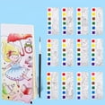 thumbnail image 6 of Hovmgk Watercolor Paint Book for Children, Reusable Art Notebook with Built-in Pigments, Mess-Free Drawing & Painting, Portable Travel Art Toy for Creative Kids & Fine Motor Development, 6 of 6