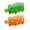 Green+Orange, variant on 2 pcs Latex Pig Dog Toys That Oinks Dog Squeaky Toy for Small Medium Large Dogs