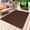 Mocha Brown, variant on Navy Blue Pure Color Outdoor Rug 4x6 Ft - Reversible Patio Rug Outdoor Camping Rugs, Aesthetics Contemporary Luxury Washable Indoor Outdoor Area Rugs, Non-Slip Outdoor Carpet Runner for Deck/Porch