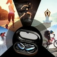thumbnail image 6 of True Bone Conduction Headphones, Open Ear Earbuds with Ear Hooks, Up to 60H Playtime with Case, Bluetooth 5.3, IP68 Waterproof, Open Ear Headphones for Running, 6 of 9