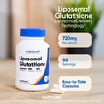thumbnail image 5 of Nutricost Liposomal Glutathione Supplement 60 Capsules, 720 mg Per Serving - Vegan, GMO-Free, 30 Servings, 5 of 8