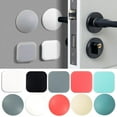 Wall Protector Self Adhesive Rubber Stop Door Handle Bumper Guard Stopper DIY N9J5