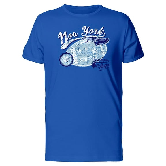 American Football Grunge Ny T-Shirt Men -Image by Shutterstock, Male Small