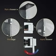 thumbnail image 4 of Zovajonia Shower Panel Tower System ,  Stainless Steel Shower Tower , Waterfall Showerhead, Shower Jets,  Rain Shower System Oil Rubbed Bronze, 4 of 7