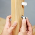 thumbnail image 3 of 20 Pcs Vis Auto-Taraudeuses avec Manchon en Caoutchouc Tête de Treillis Vis de Séparation pour Armoire, Support de Meuble en Stratifié, 3 of 8
